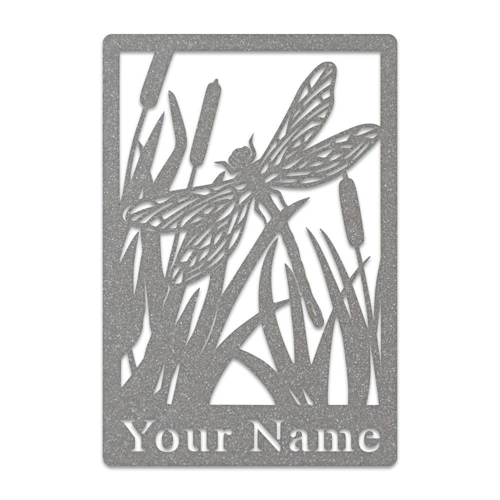 Dragon Fly & Reeds Monogram
