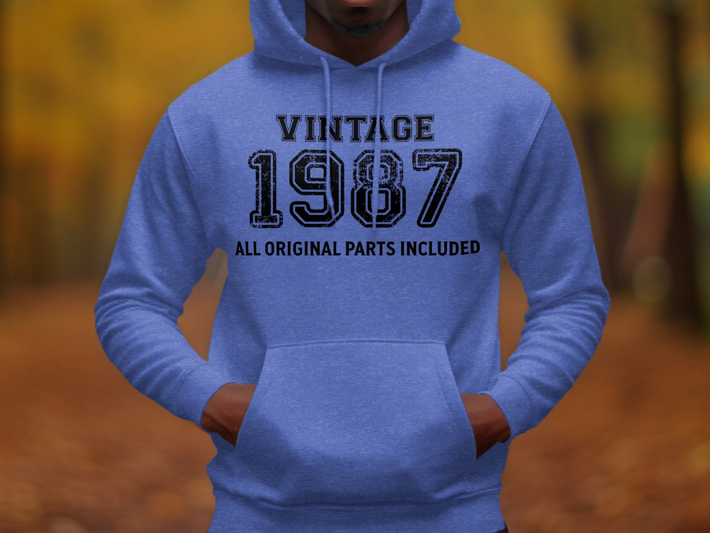 Vintage 1987 All Original Parts Included Design Hoodie