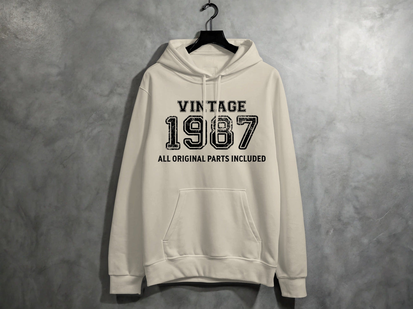 Vintage 1987 All Original Parts Included Design Hoodie