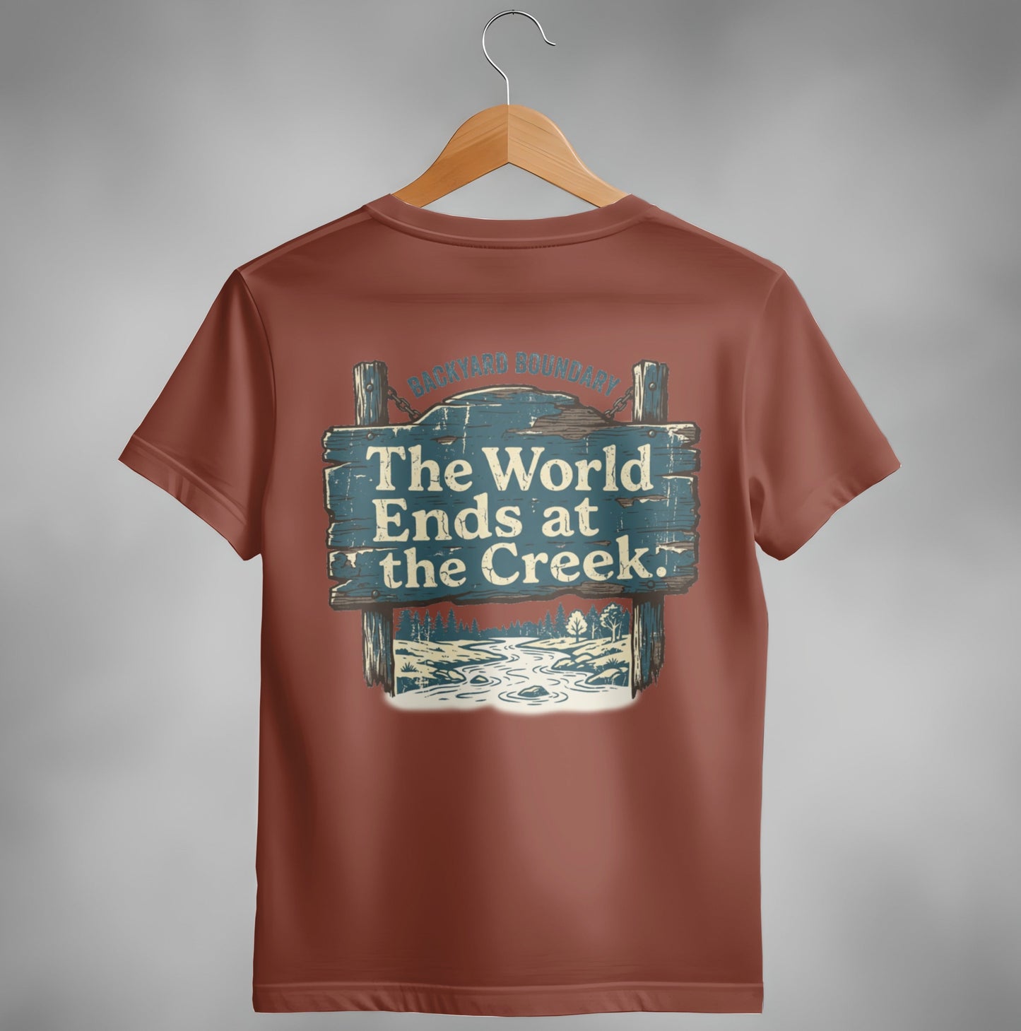 The Creek Boundary Rustic Horizon T-Shirt
