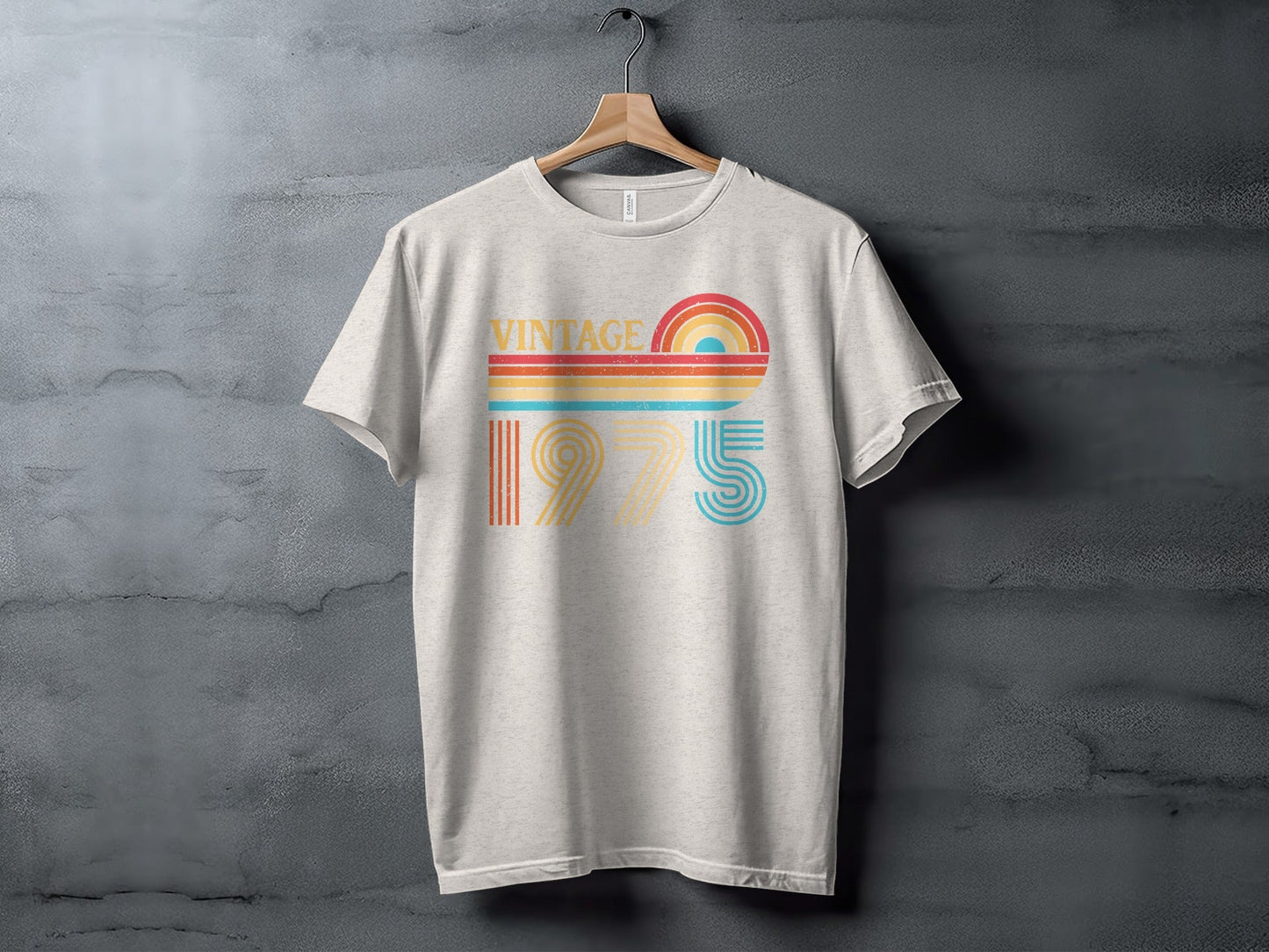 Retro Style Vintage 1975 Graphic Design for Seventies T-Shirt