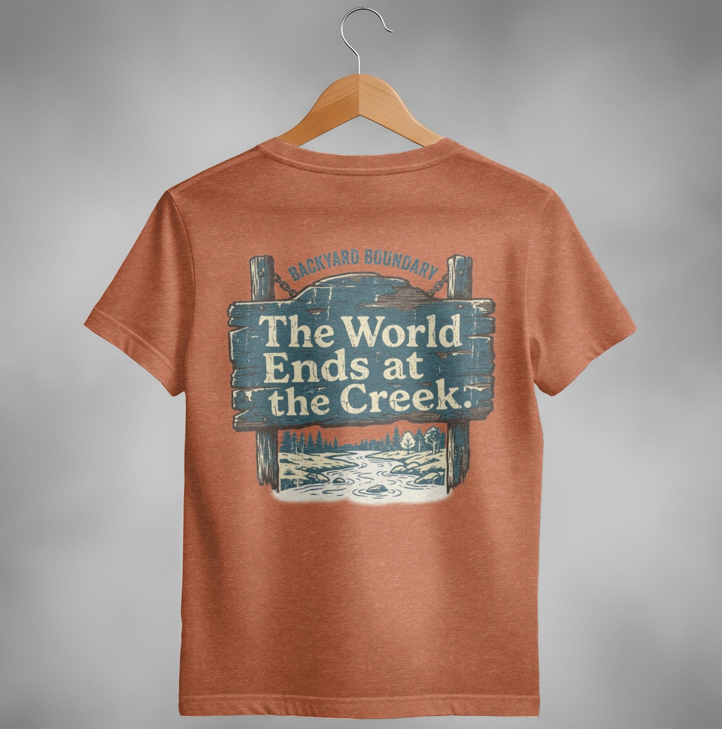 The Creek Boundary Rustic Horizon T-Shirt