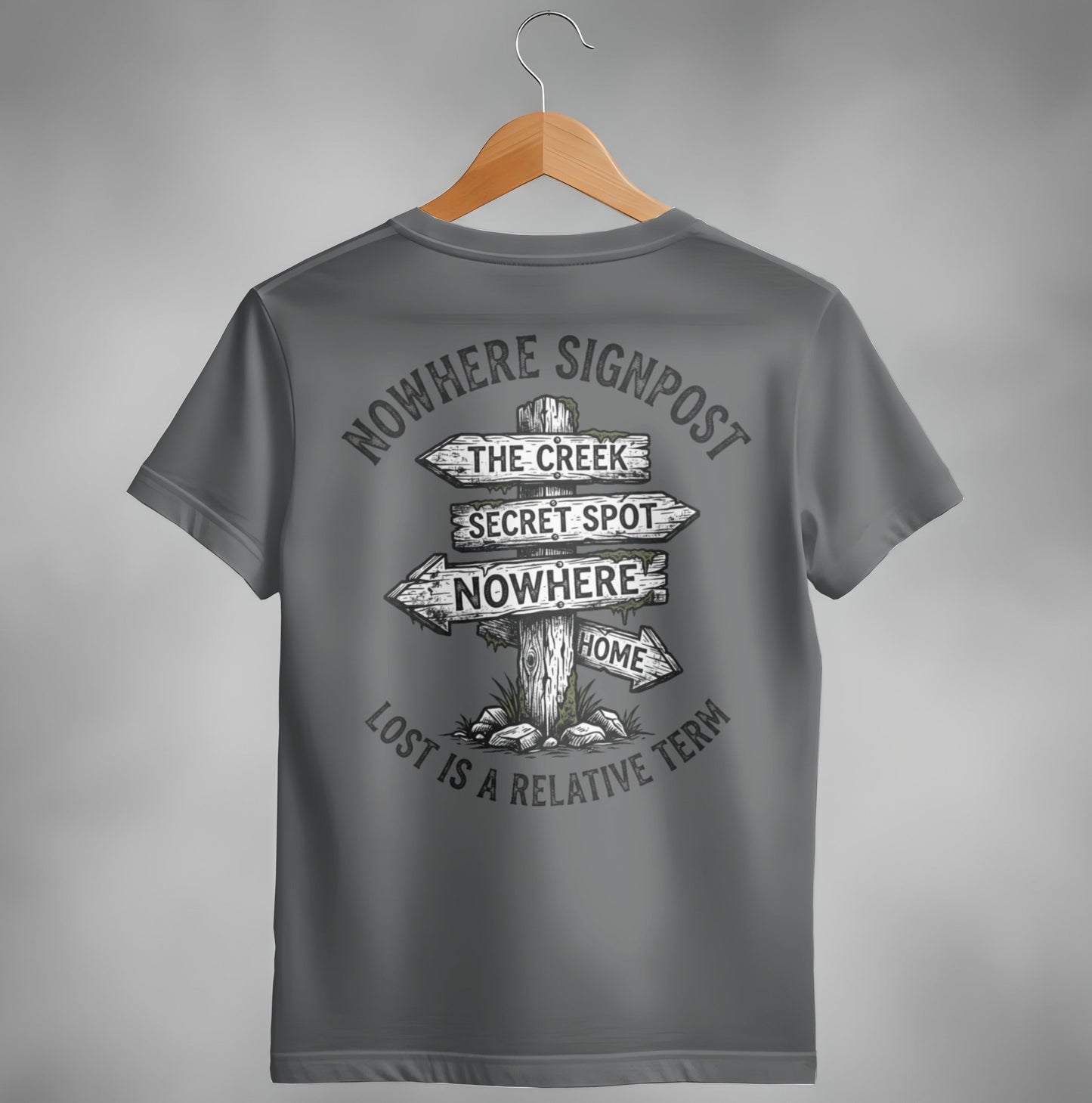 Nowhere Signpost: Wanderer's Path T-Shirt