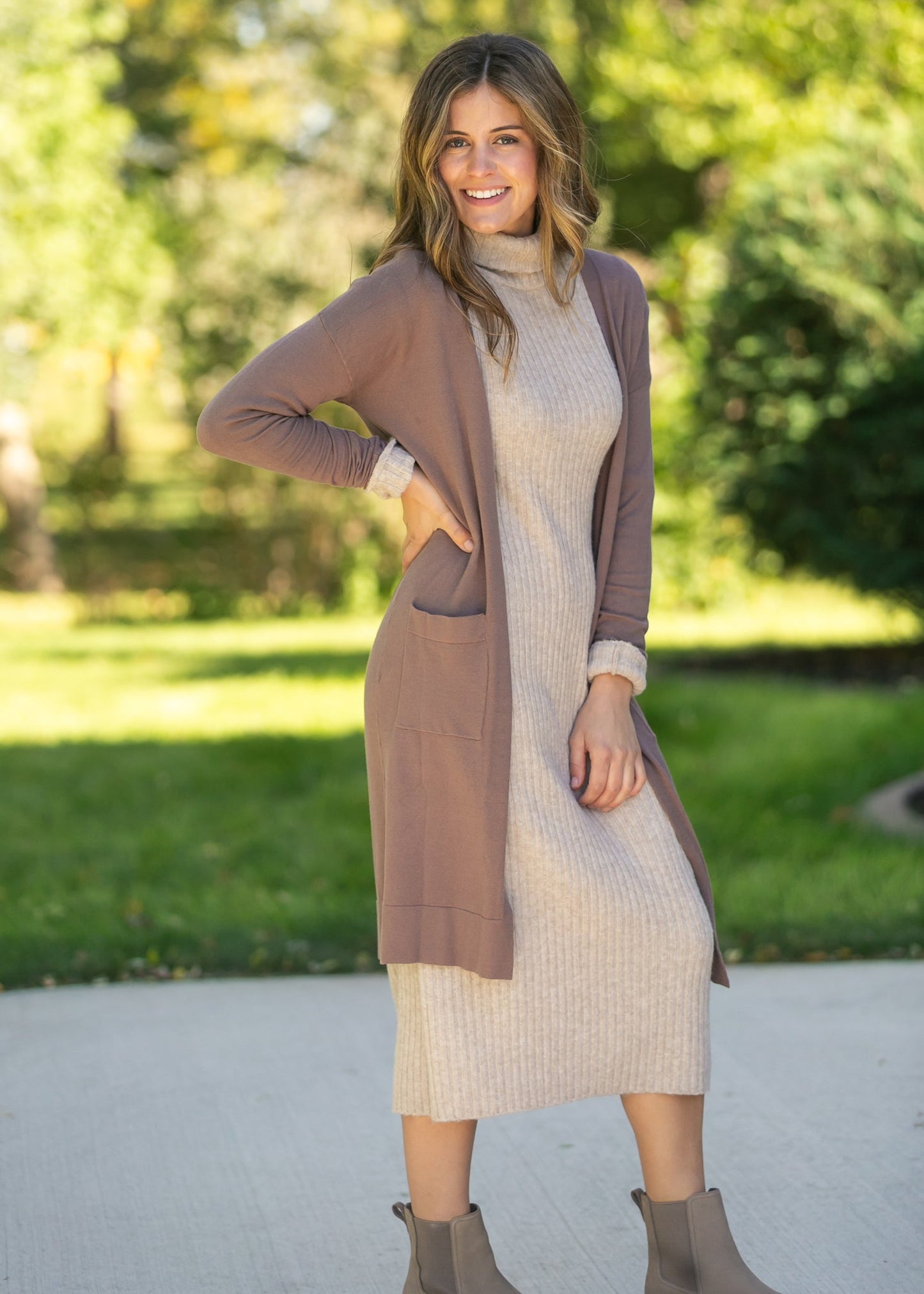 Essential Long + Soft Cardigan