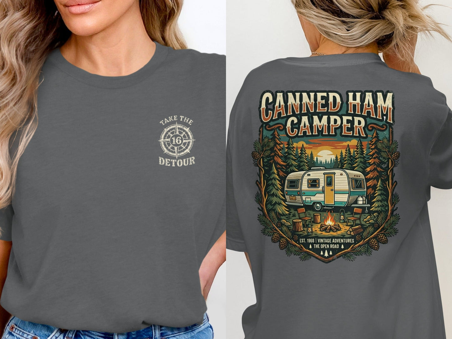 Vintage Canned Ham Camper Graphic Tee