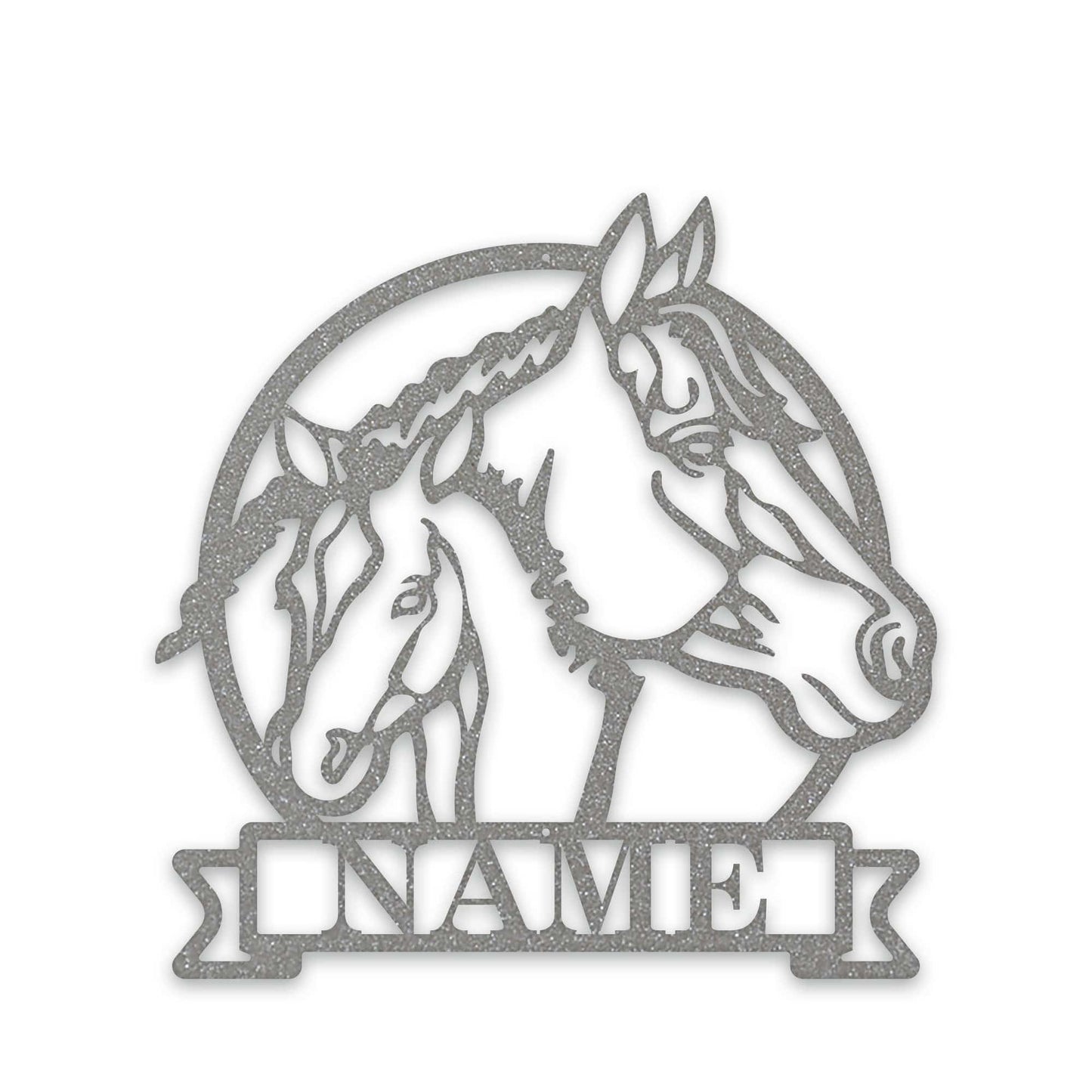 Farm Horse and Pony Personalized Metal Sign