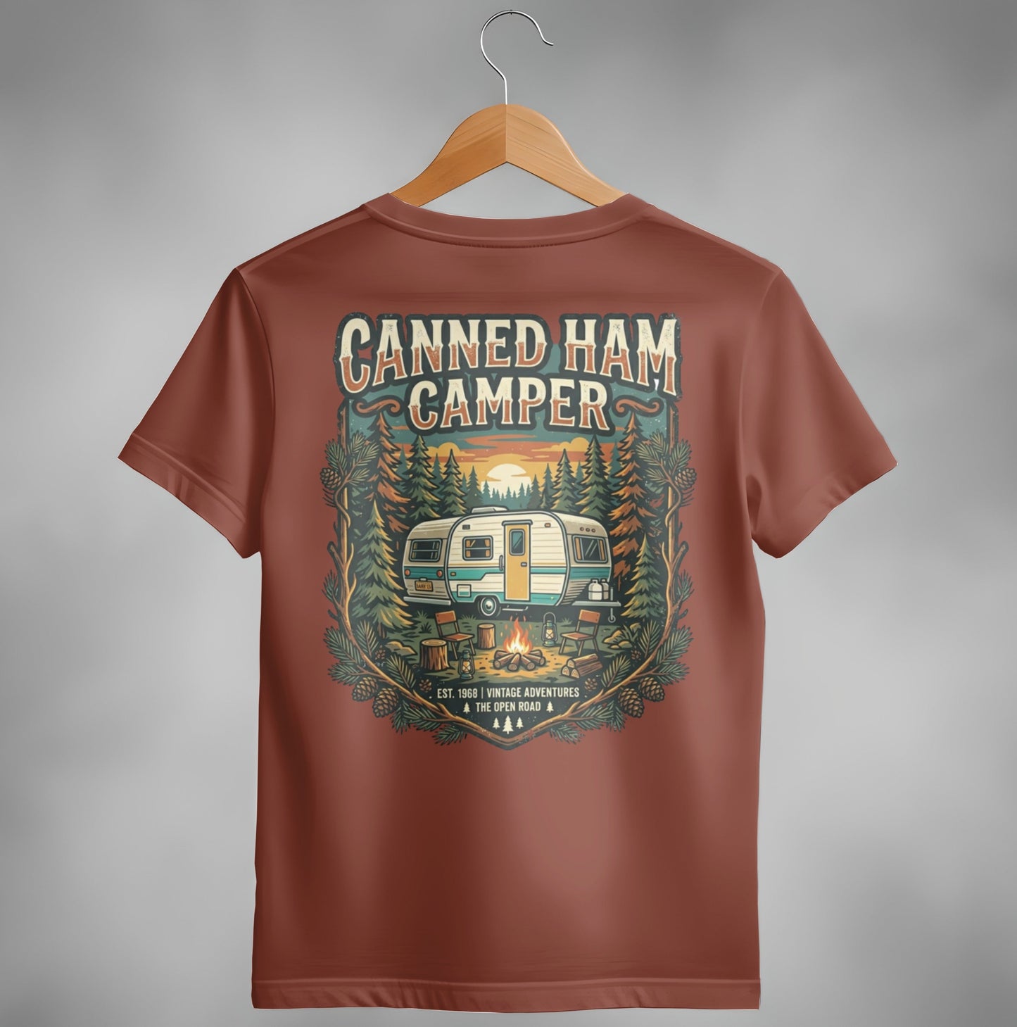 Vintage Canned Ham Camper Graphic Tee