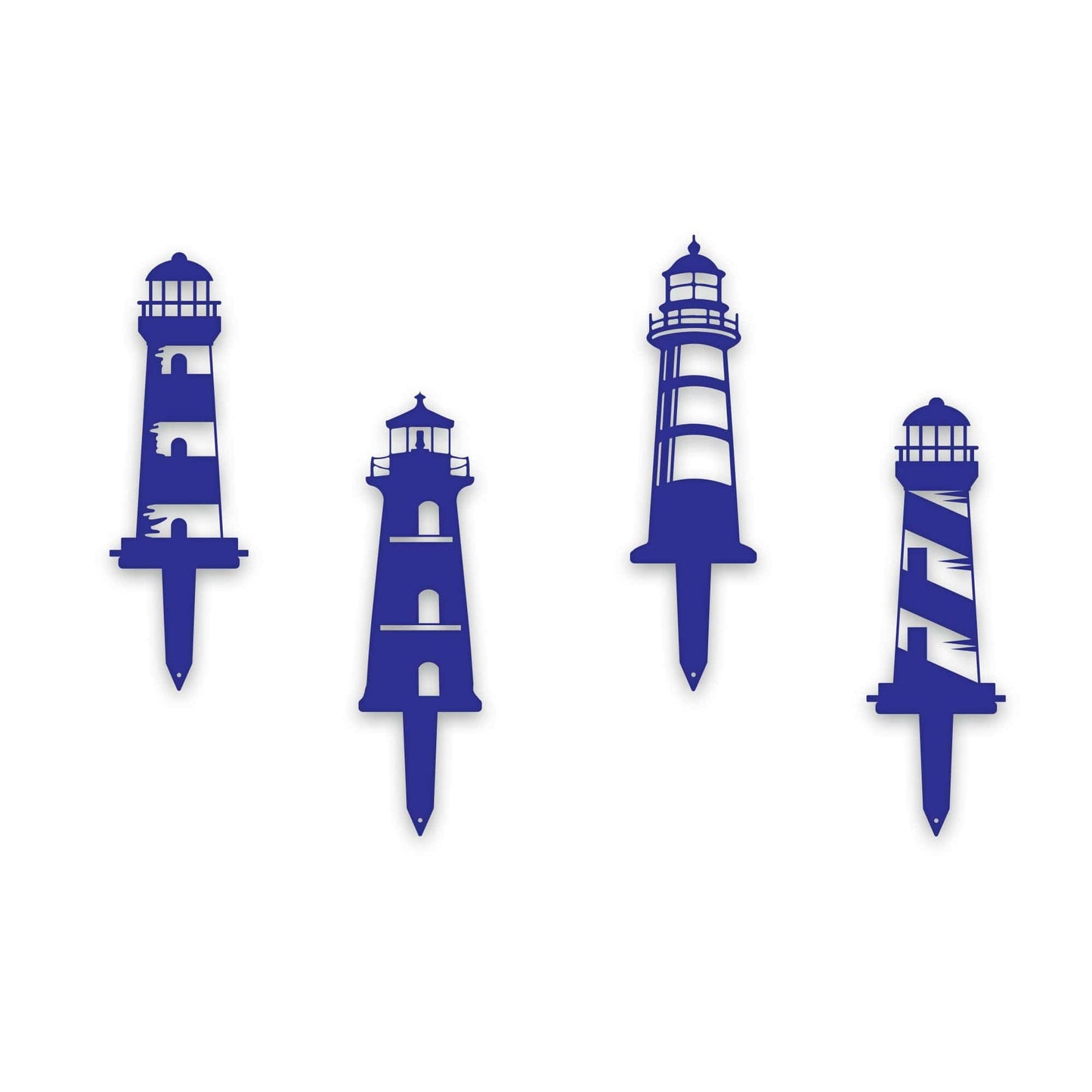 Garden Stake Set of 4 Lighthouses