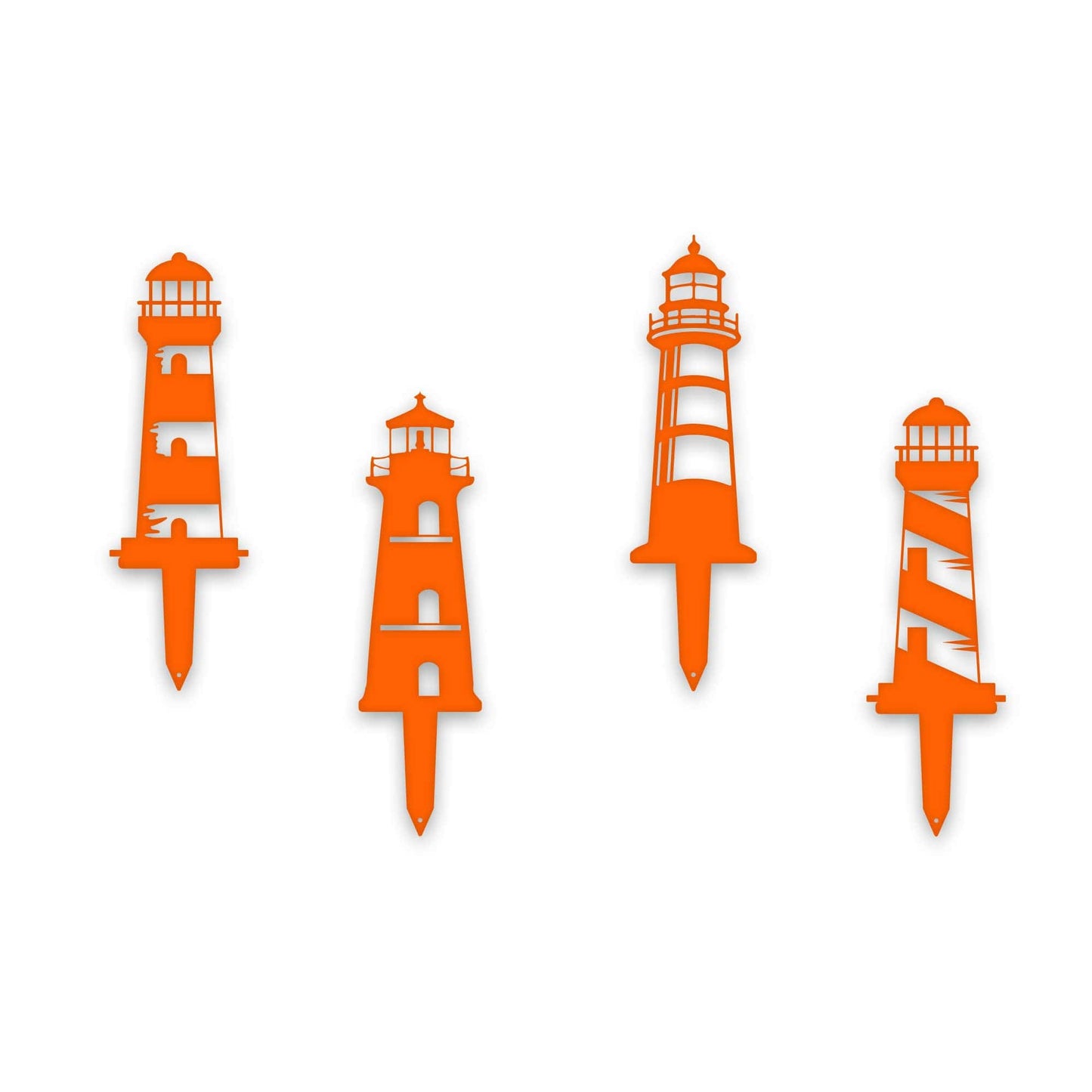 Garden Stake Set of 4 Lighthouses