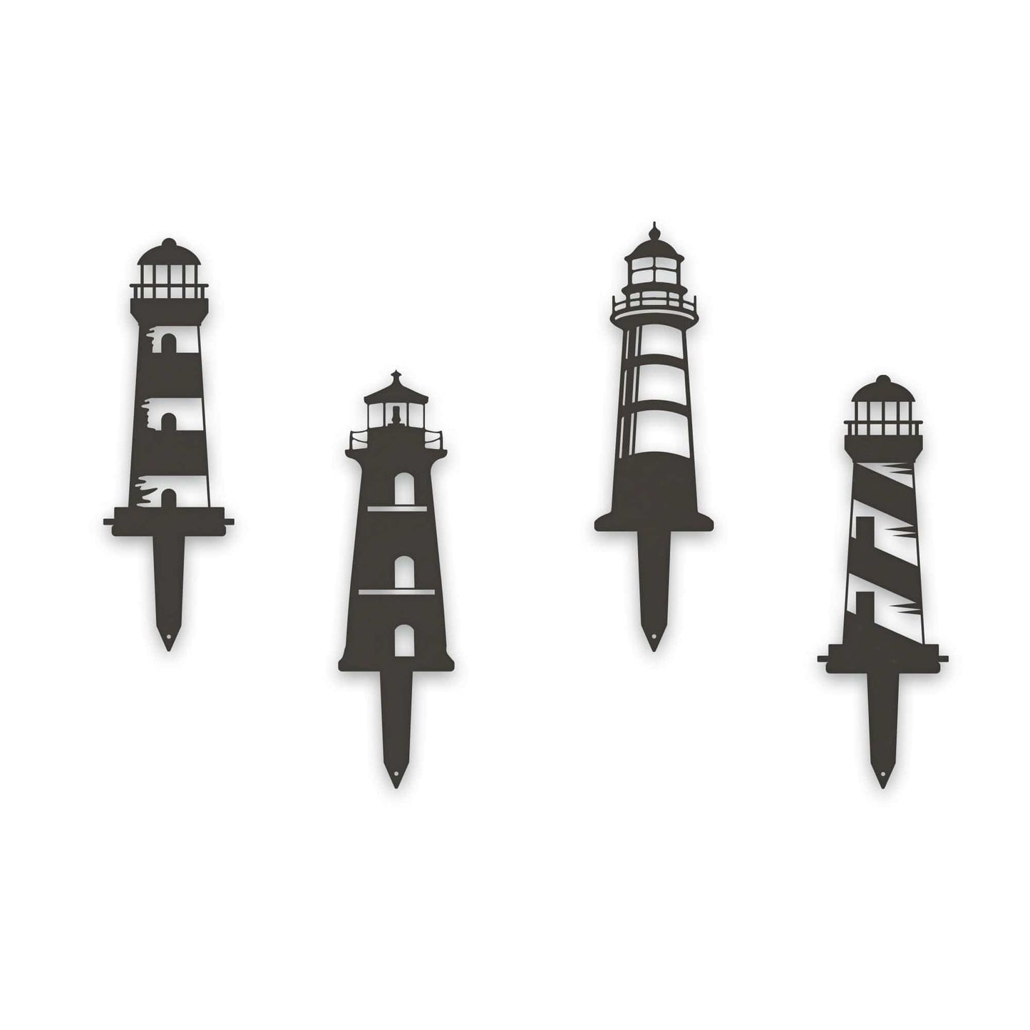 Garden Stake Set of 4 Lighthouses