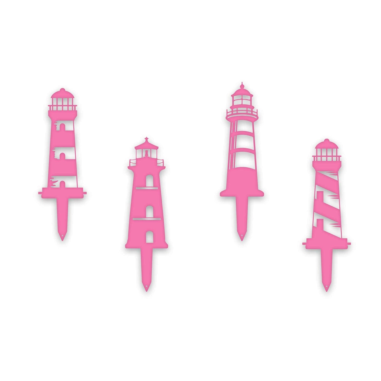 Garden Stake Set of 4 Lighthouses