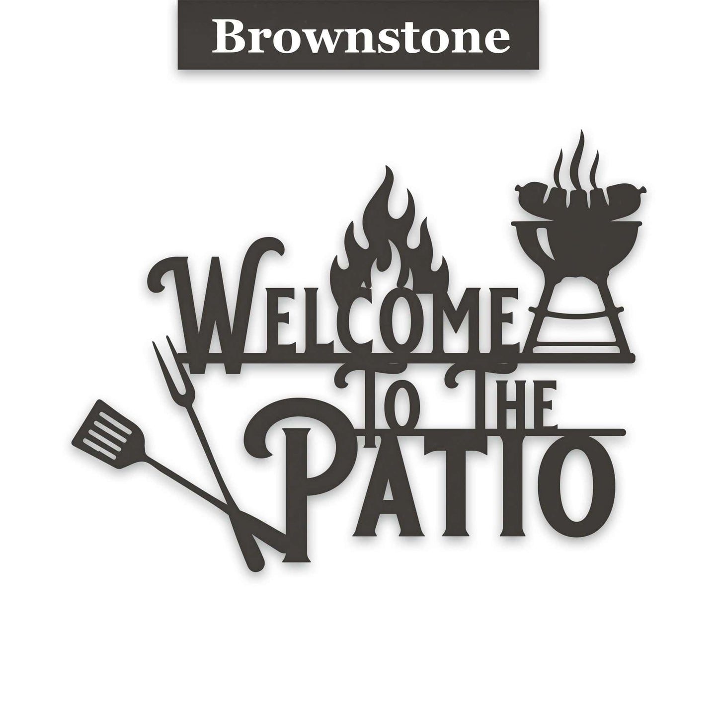 Grill Master- Welcome To The Patio Metal Sign