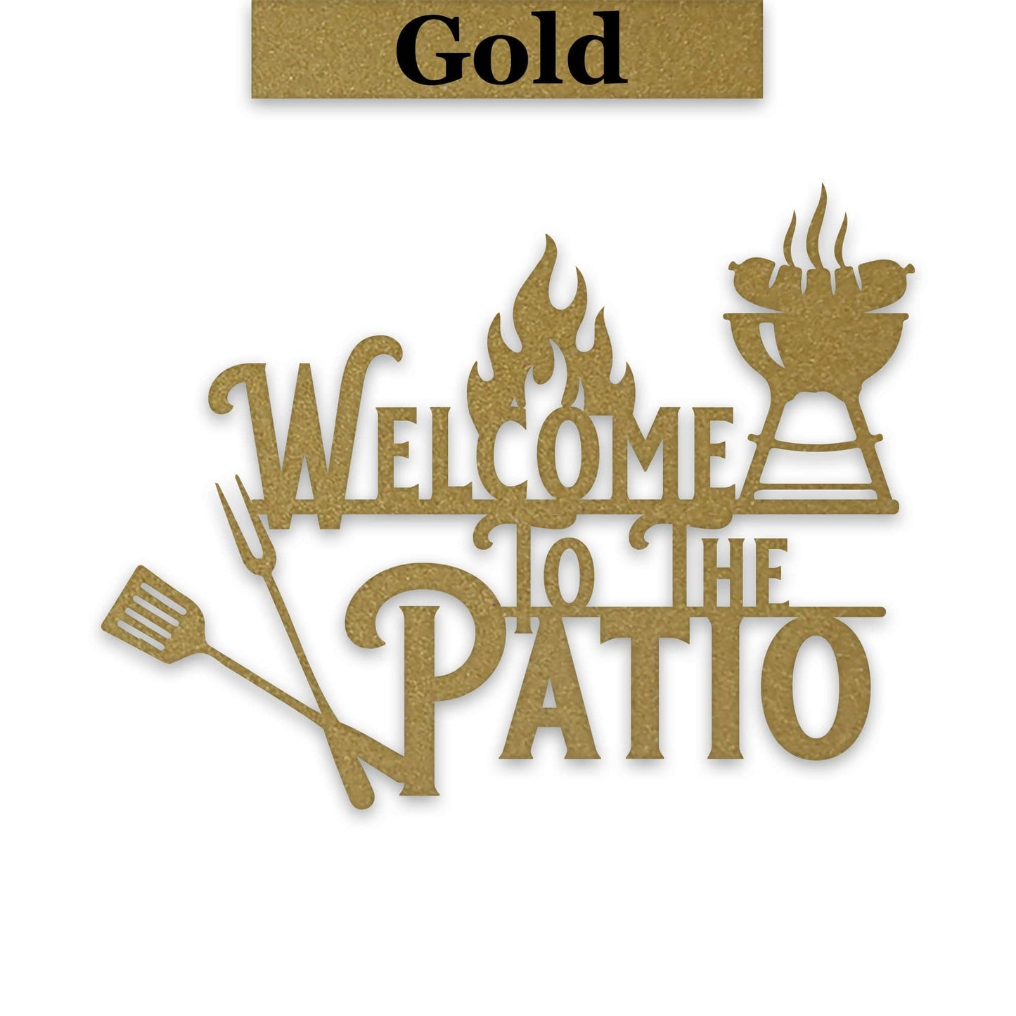 Grill Master- Welcome To The Patio Metal Sign