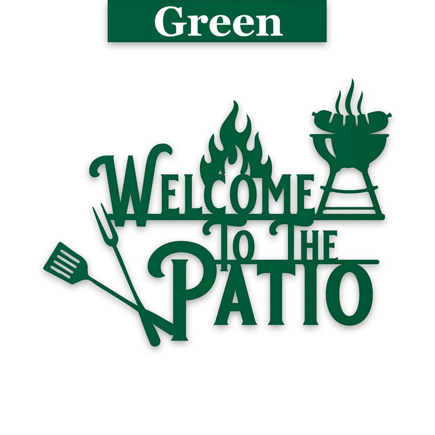 Grill Master- Welcome To The Patio Metal Sign