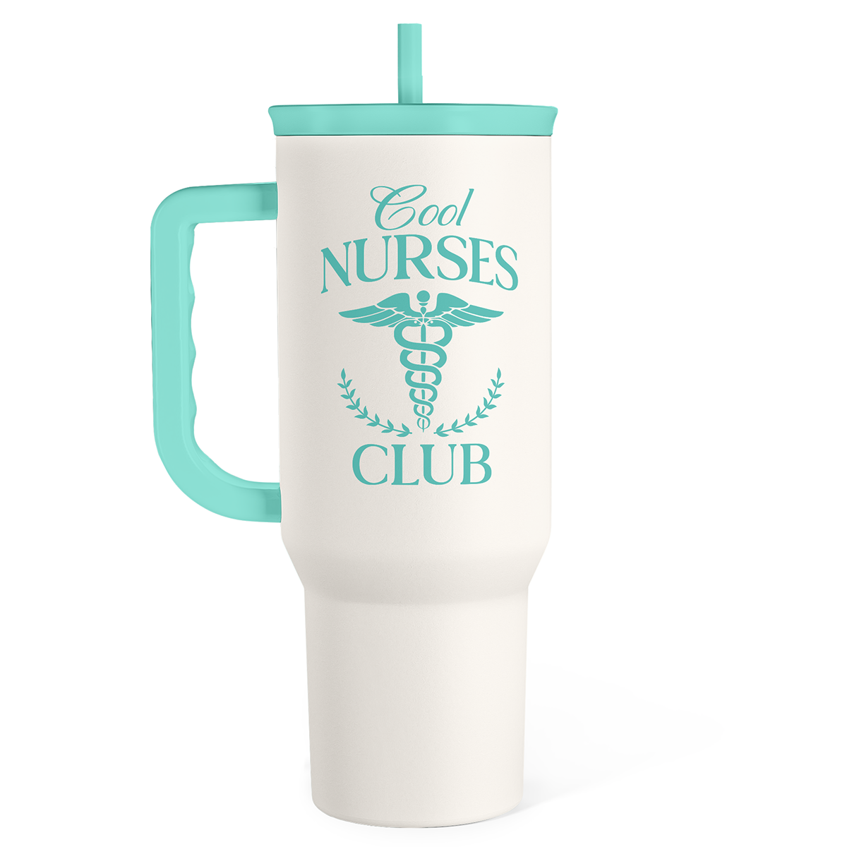 Mint Nurse Slidemate | Slider Tumbler with Handle 40oz