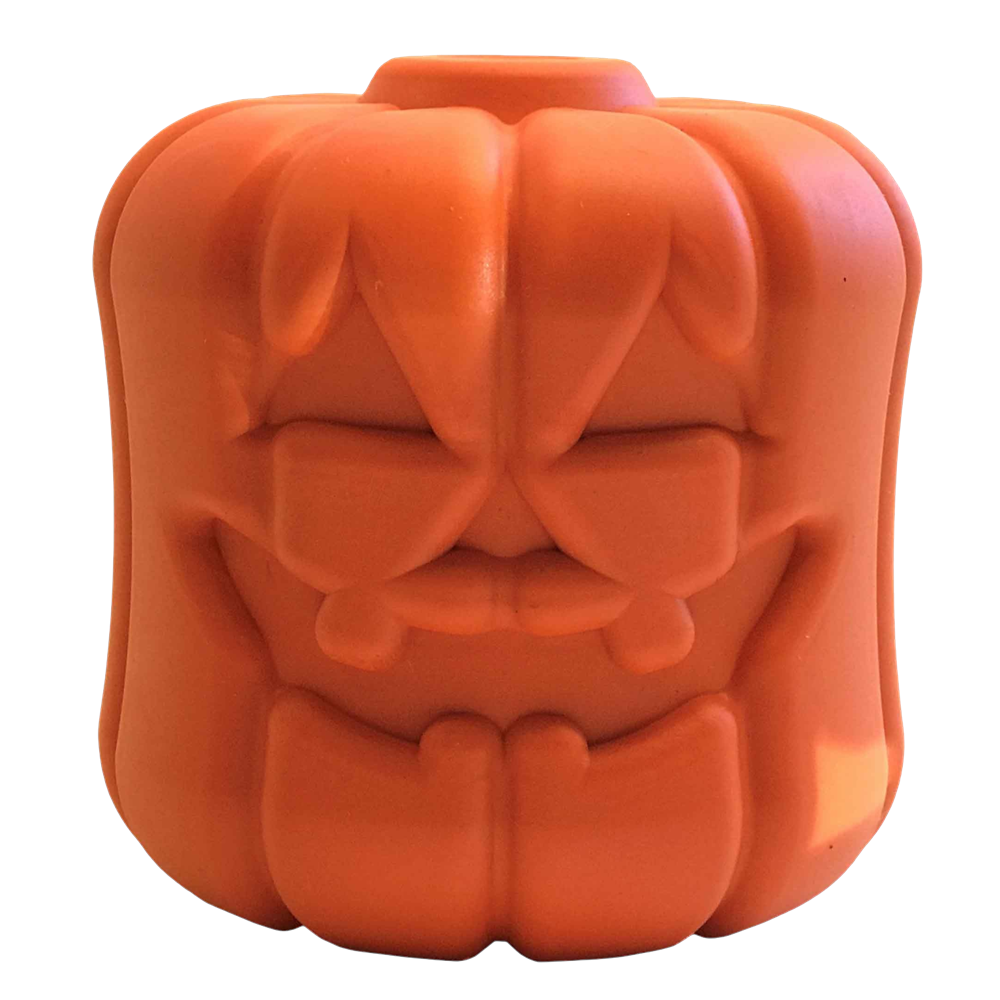 Jack O' Lantern Dog Toy - Durable Halloween Chew Toy for Large Dogs | USA Made