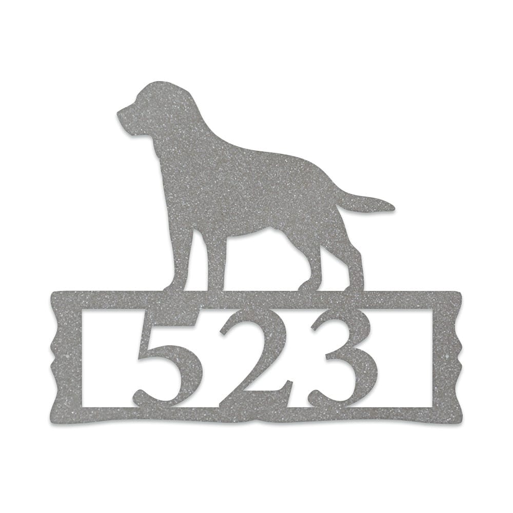 Labrador House Address Sign