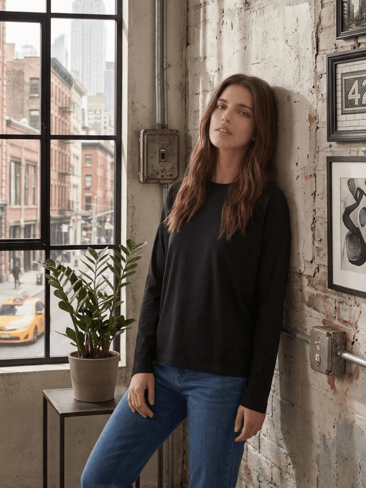 Long Sleeve Boxy Tee