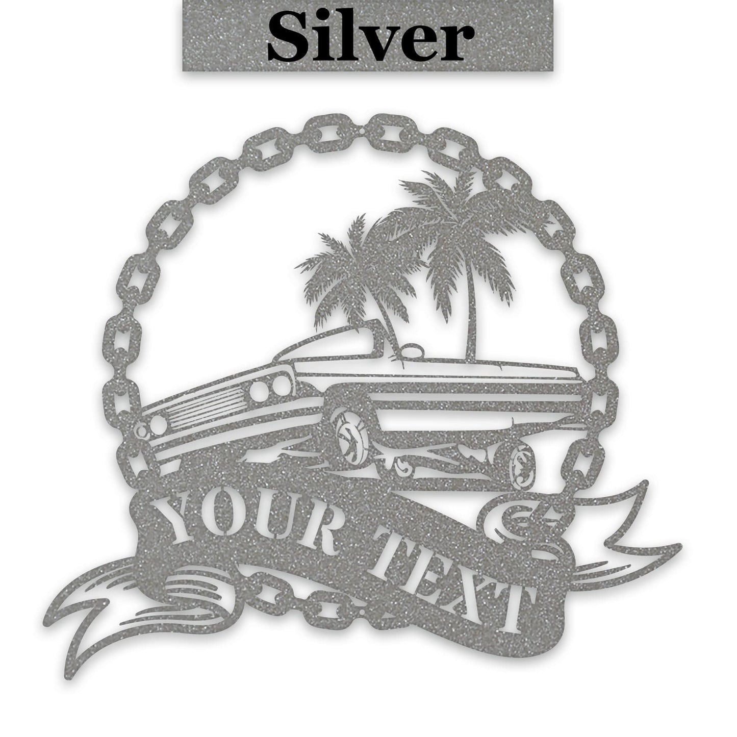 Low Rider Hydraulic Car Personalized Metal Sign
