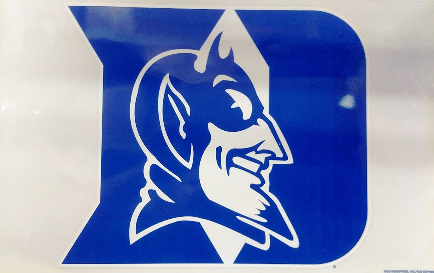Duke Blue Devils Reusable JUMBO Cling Auto Home Window Static Decal University