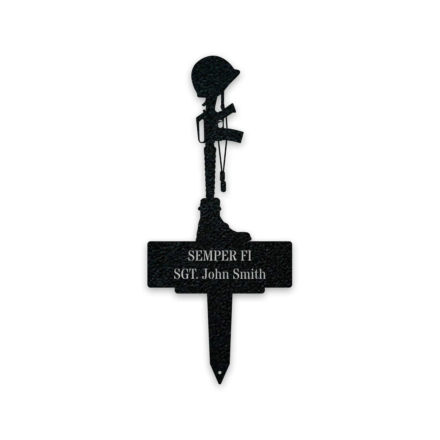 Military Memorial Stake - Personalized