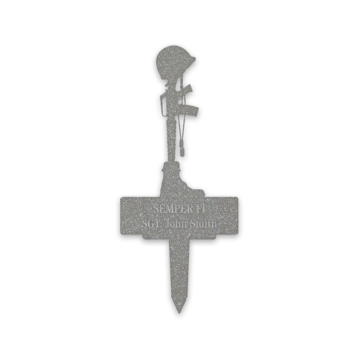 Military Memorial Stake - Personalized