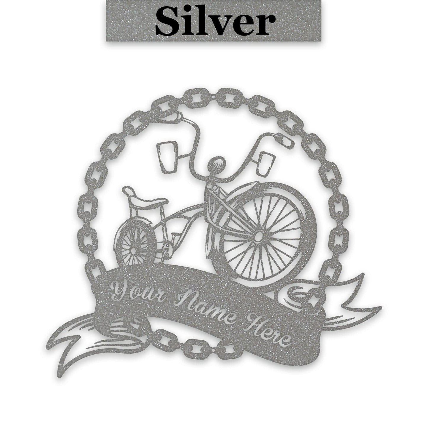 Nostalgic Old School Banana Bike Personalized Metal Sign