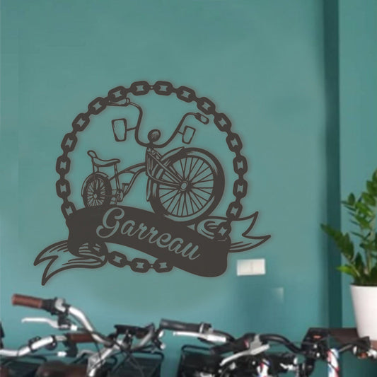 Nostalgic Old School Banana Bike Personalized Metal Sign