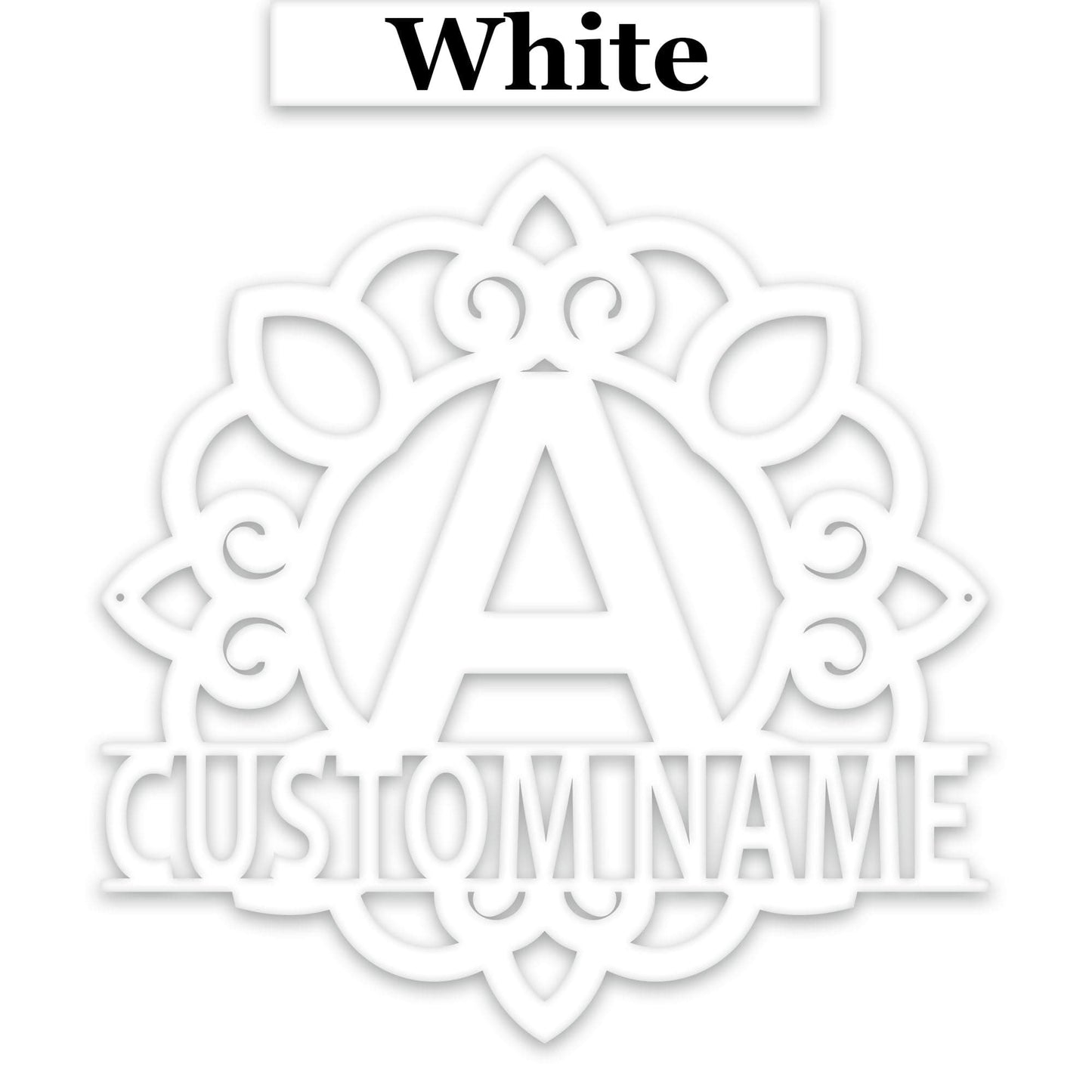 Ornate Border Alphabet Style 1