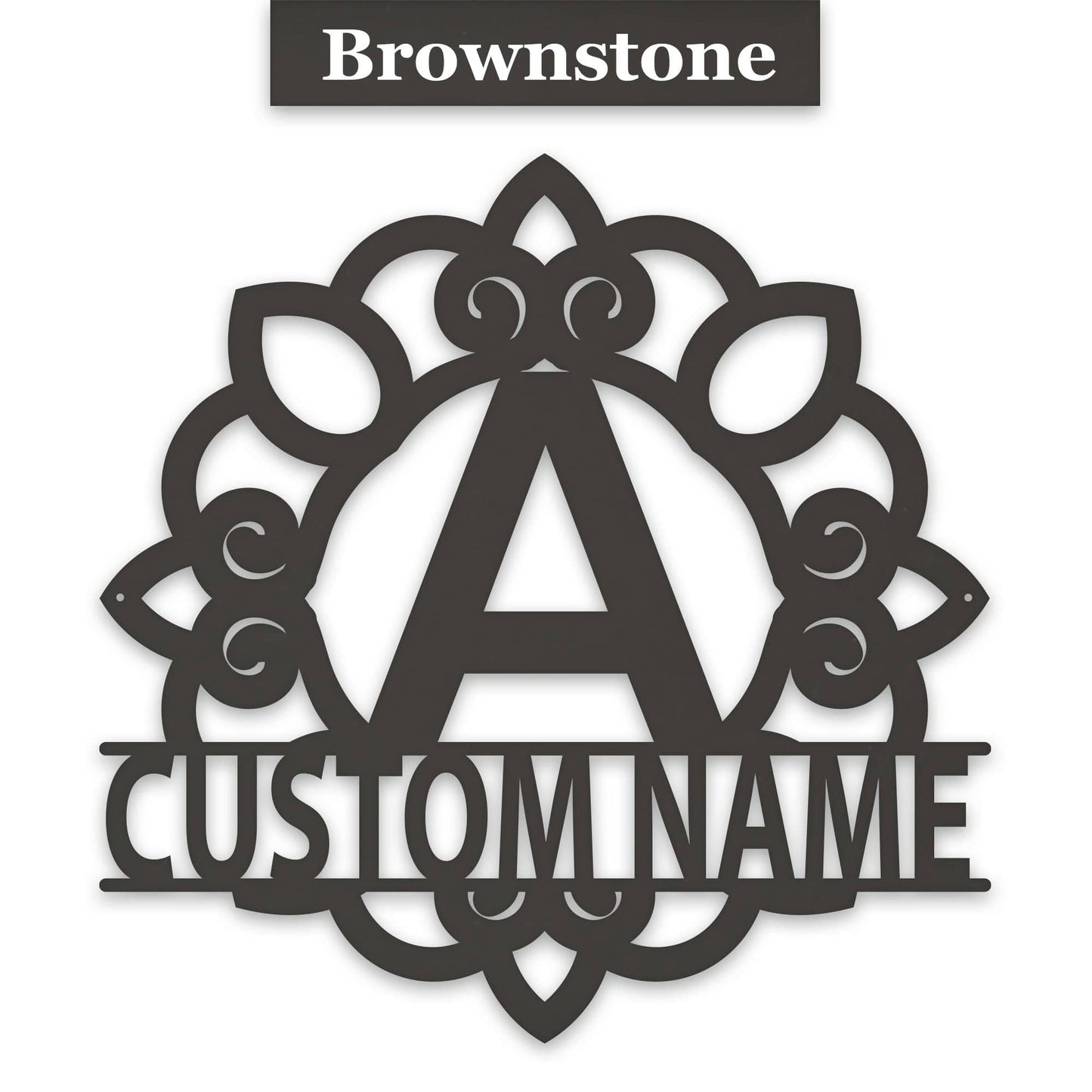Ornate Border Alphabet Style 1