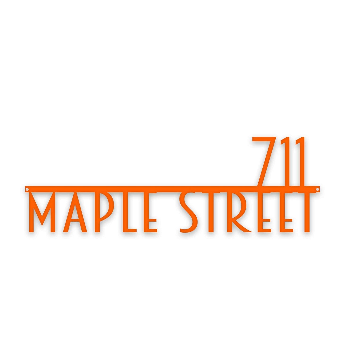 Personalized Modern Deco Address Sign