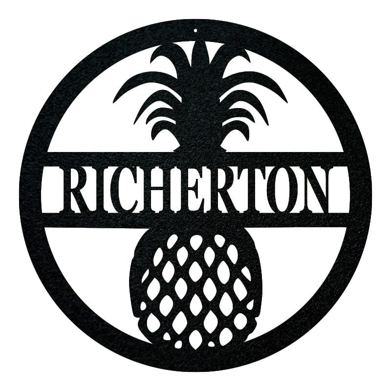 Pineapple Name Monogram