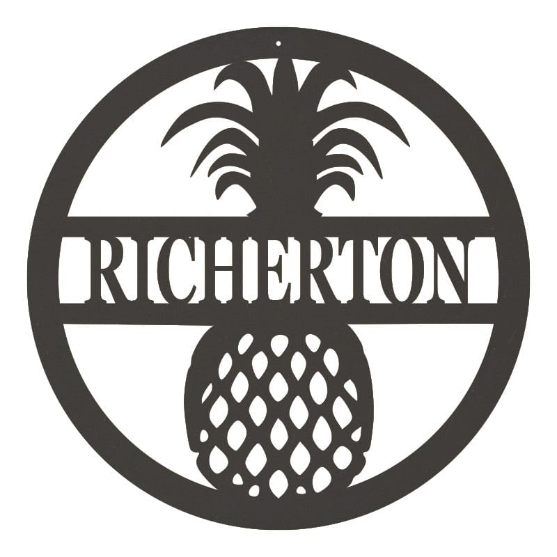 Pineapple Name Monogram