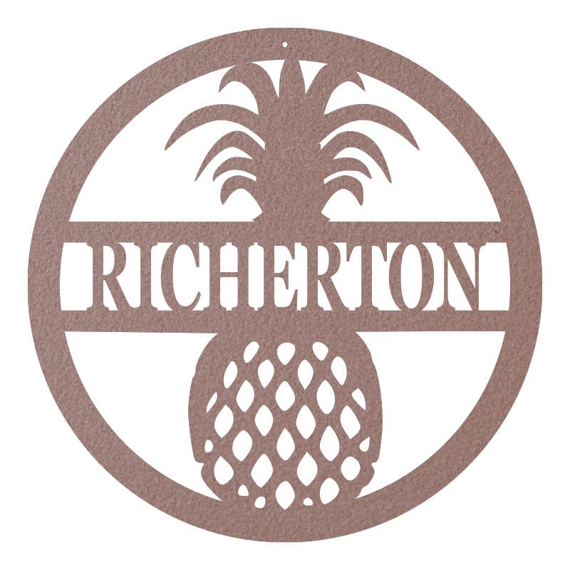 Pineapple Name Monogram