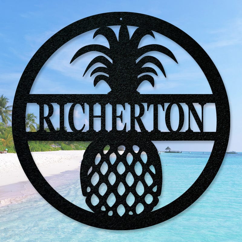 Pineapple Name Monogram
