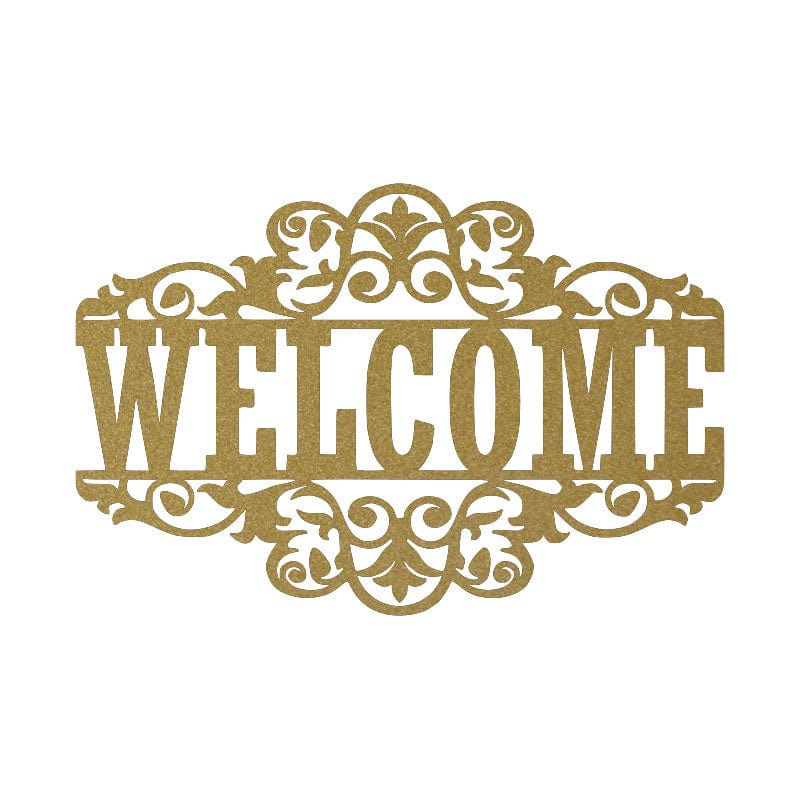 Rustic Welcome - Metal Sign