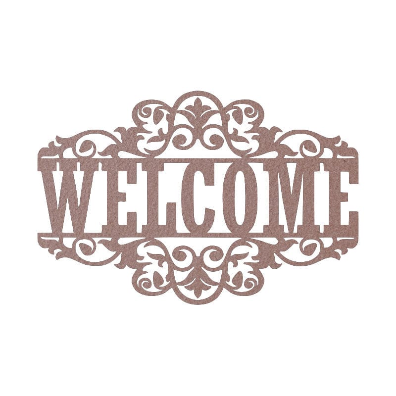 Rustic Welcome - Metal Sign