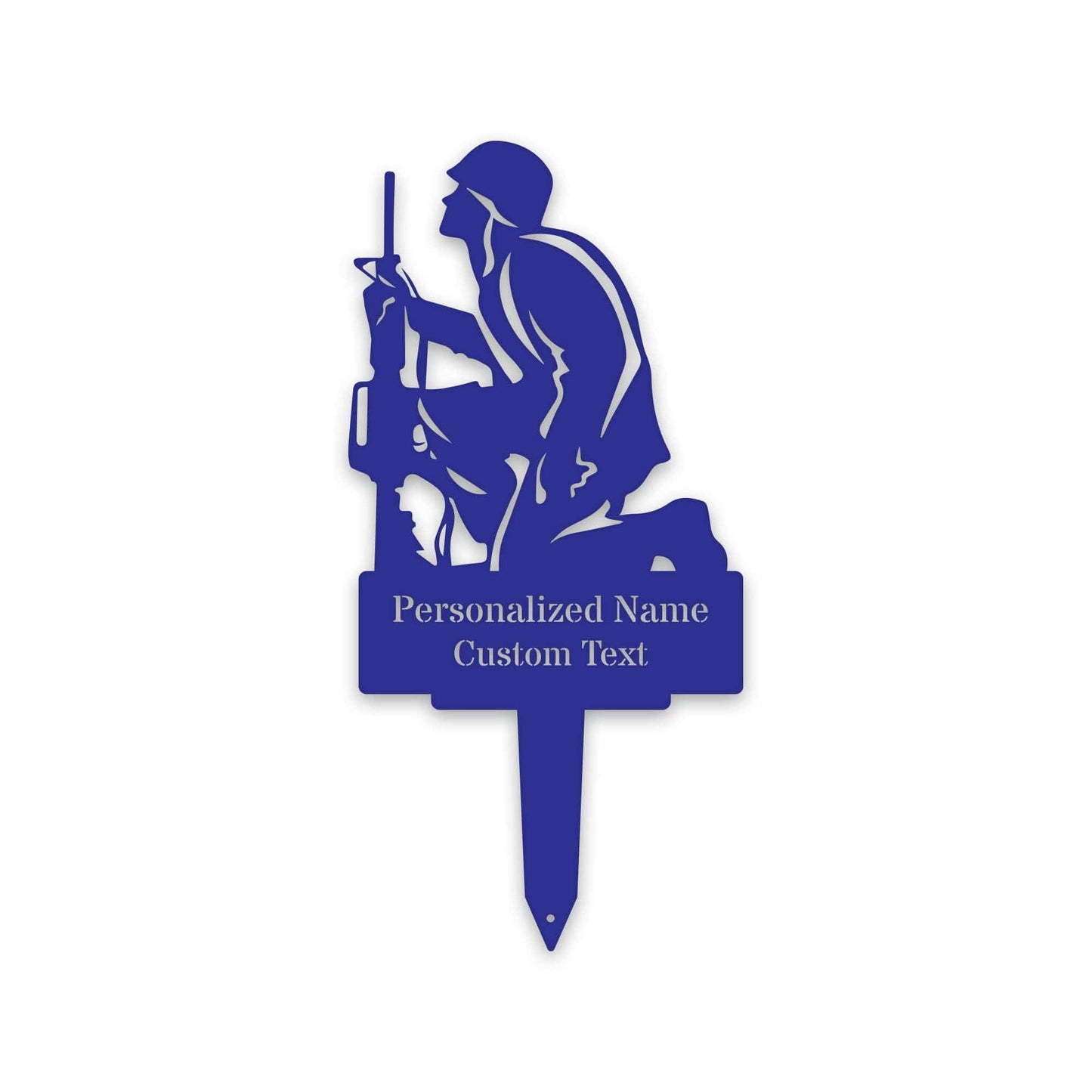 Soldier Memorial Stake - Personalized