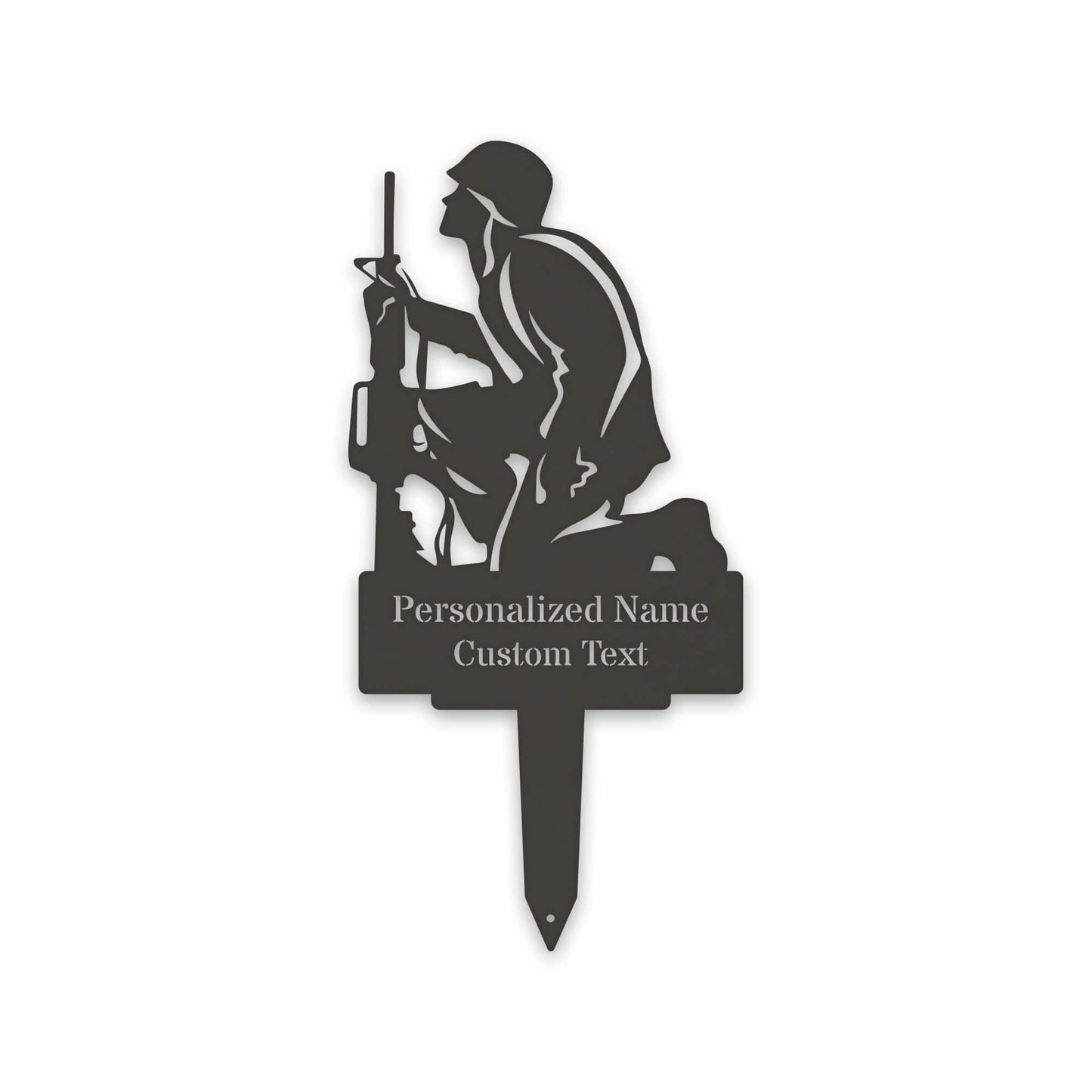 Soldier Memorial Stake - Personalized