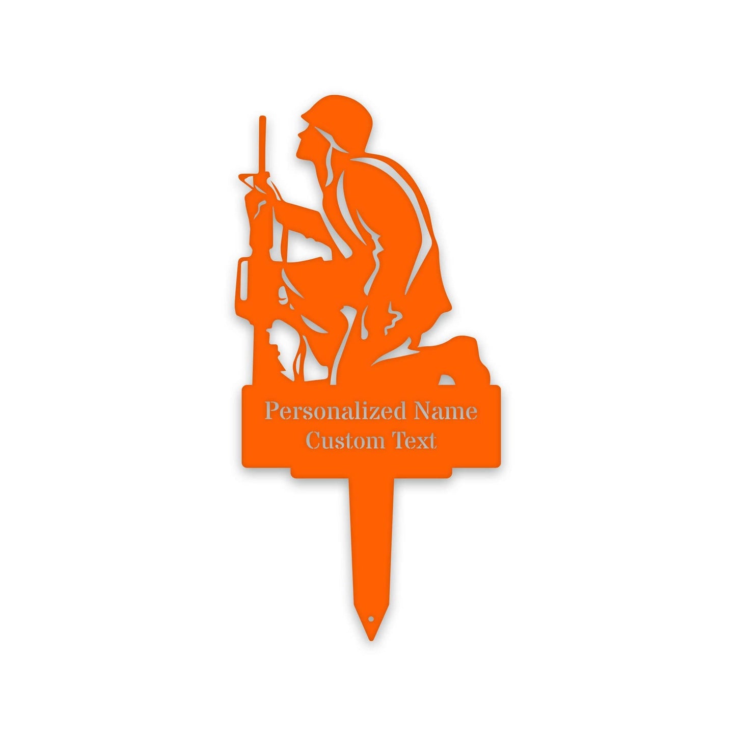 Soldier Memorial Stake - Personalized