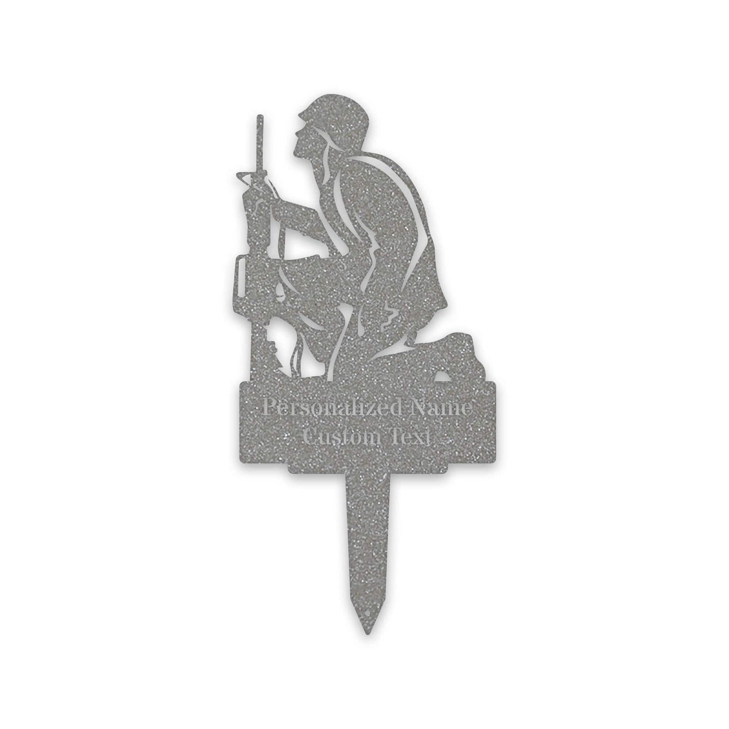 Soldier Memorial Stake - Personalized