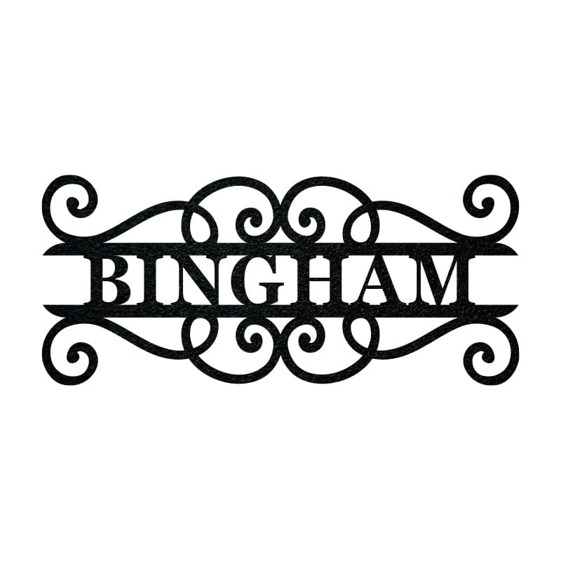 Split Scroll Monogram