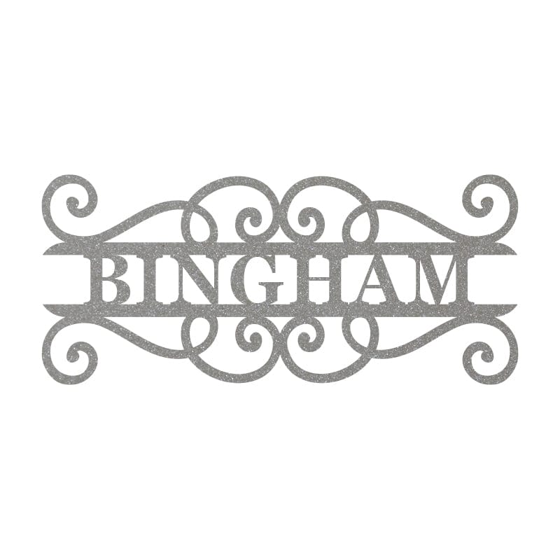 Split Scroll Monogram