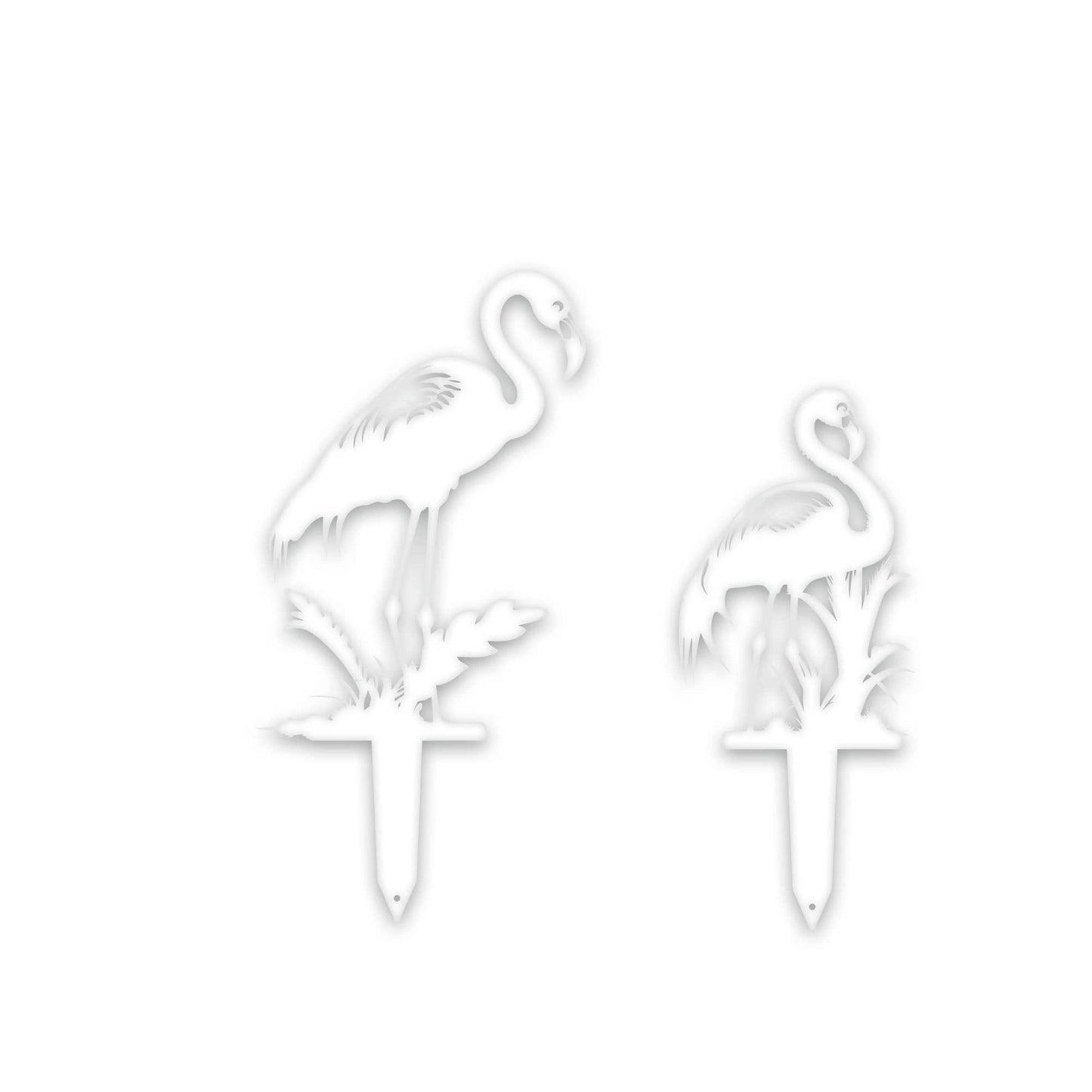 Summer Funtime Flamingo Beach or Yard Stakes