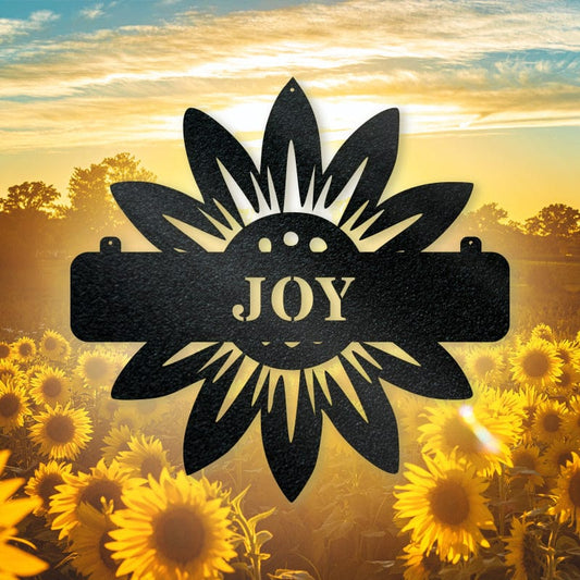 Sunflower Monogram