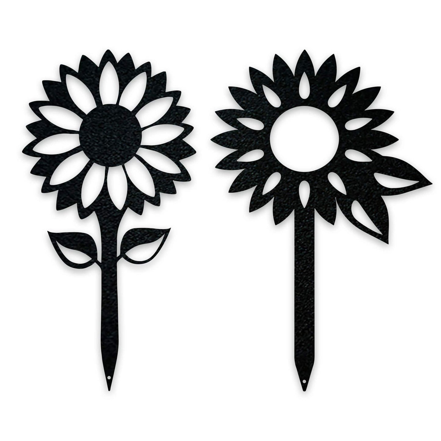 Sunflower Yard & Garden Stake Set - 2 Metal Yard Signs