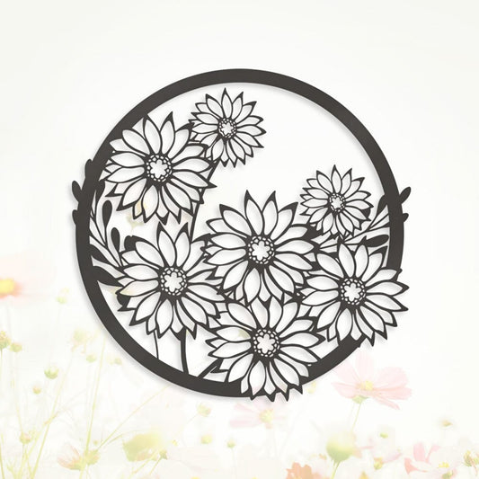 Wallflower Daisies - Metal Sign