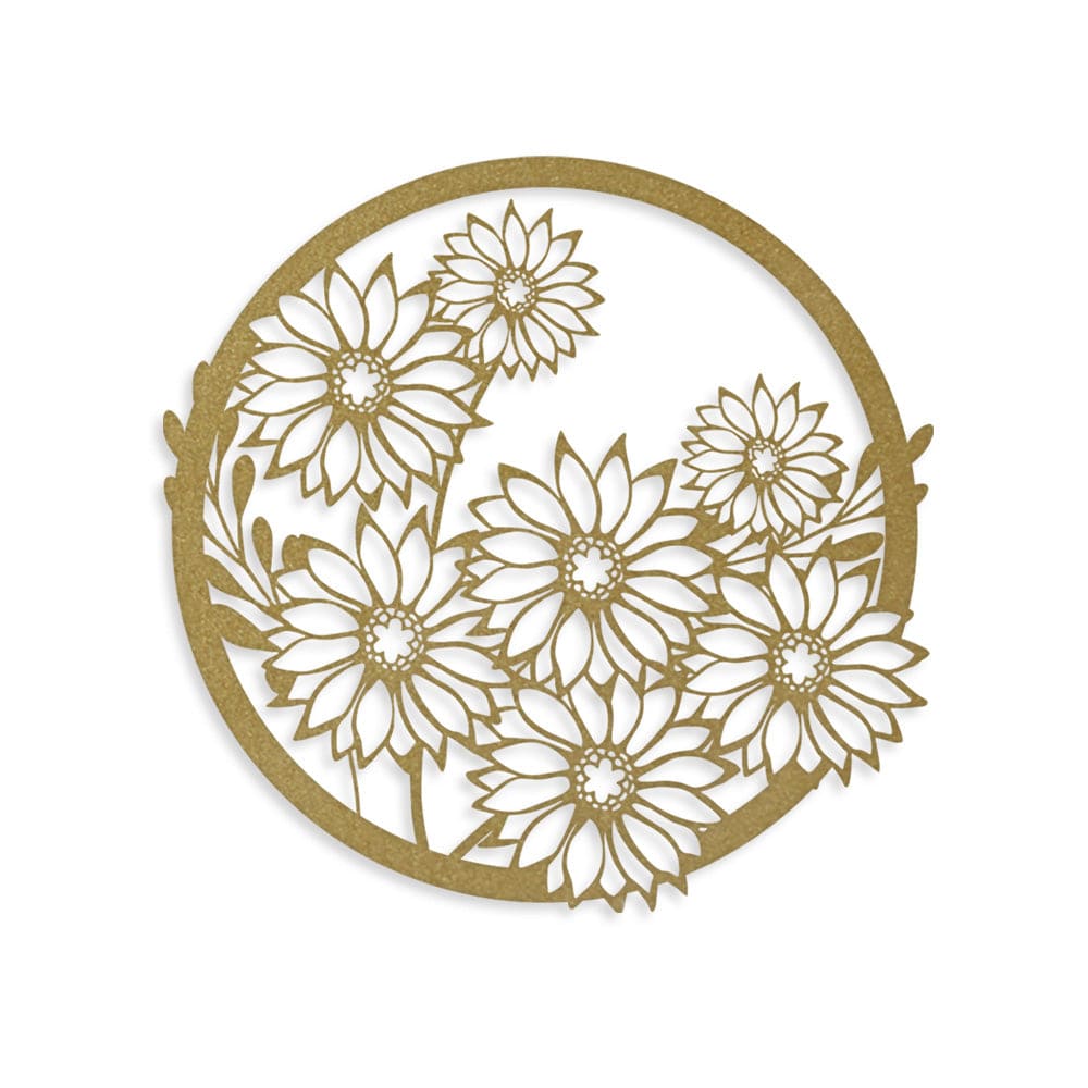 Wallflower Daisies - Metal Sign