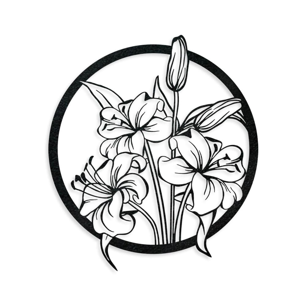 Wallflower Lilies - Metal Sign