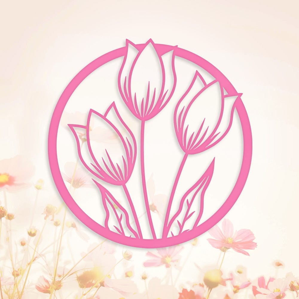Wallflower Tulips - Metal Sign